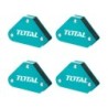 4 MINI SOPORTES MAGNETICOS PARA SOLDAR (7x4.2x1.2MM 4.5KG) TOTAL