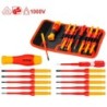 CONJUNTO 12 DESTORNILLADORES INTERCAMBIABLES ELECTRICISTA 1000V - TOTAL