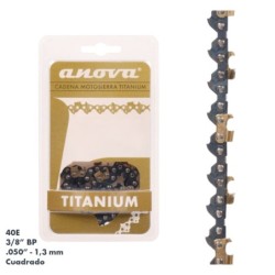 CADENA ANOVA TITANIUM 3/8" BP - .050" CUADRADO - 40 E