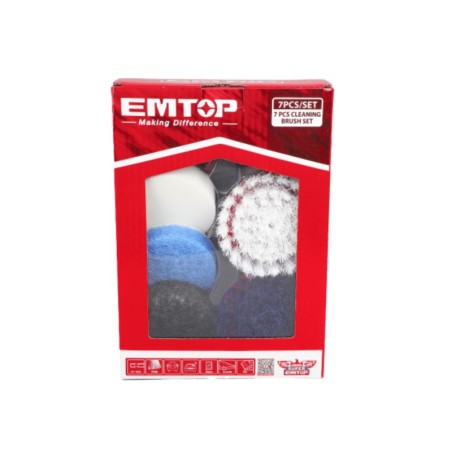 SET CEPILLOS DE LIMPIEZA PARA TALADRO EMTOP