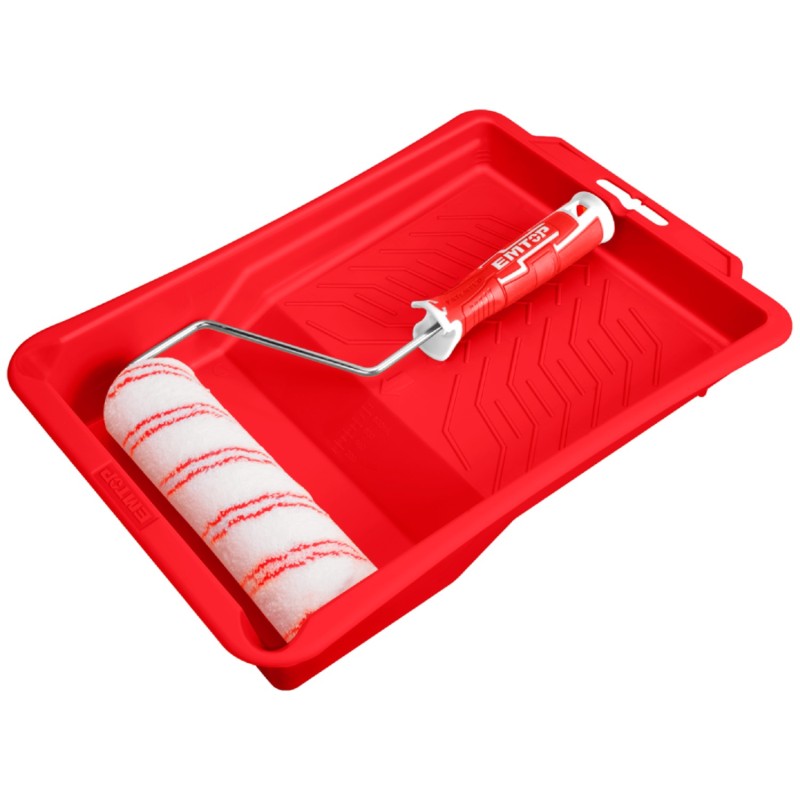 SET PINTOR 2-EN-1 EMTOP (RODILLO 230mm + BANDEJA PINTURA 10") -INTERIOR-