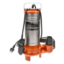 BOMBA ELECTRICA SUMERGIBLE AGUAS SUCIAS 1100W 430L/M - CUCHILLA