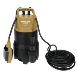 BOMBA ELECTRICA SUMERGIBLE AGUAS SUCIAS 750W EN FIBRA NERGA - BRICOGARDEN