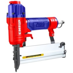 CLAVADORA 2EN1 NEUMATICA EMTOP PARA COMPRESOR 15-50mm (INCLUYE GRAPAS Y CLAVOS)