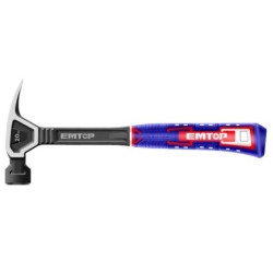 MARTILLO PARA CLAVOS 560g MANGO ANTI-GOLPEOS EMTOP