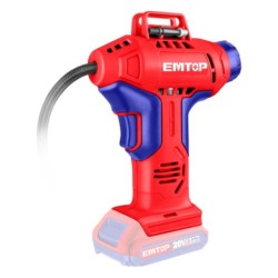 ** OBS ** COMPRESOR AUTO BATERÍA 20V - P20S - EMTOP (160PSI -11bar) (NO INCLUYE BATERÍA NI CARGADOR)