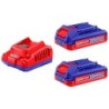 SET CARGADOR + 2xBATERIAS 20V 2.0Ah P20S EMTOP
