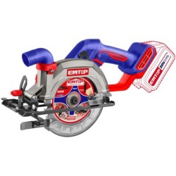 SIERRA CIRCULAR 140MM EMTOP BATERIA 20V - P20S - (1 DISCO - NO INCLUYE BATERÍA NI CARGADOR)
