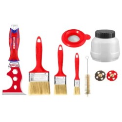 SET UTENSILIOS PARA PISTOLA PINTURA EMTOP 9PCS - VALIDO PARA ELSG2003 ELSG20256