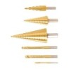 JUEGO BROCAS ESCALONADAS 4-12, 4-20, 4-32 + 3 BROCAS DE SIERRAS EMTOP