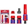 CONJUNTO CONECTORES AUTO-STOP + BOQUILLA RIEGO MANGUERA EMTOP