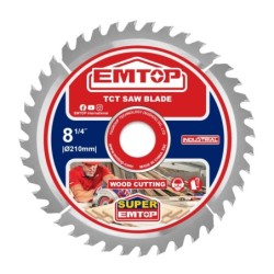 DISCO CORTE 48 DIENTES MADERA INGLETADORA 210MM EMTOP