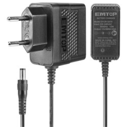CARGADOR BATERIA 12V EMTOP 0,65A - 2Hr