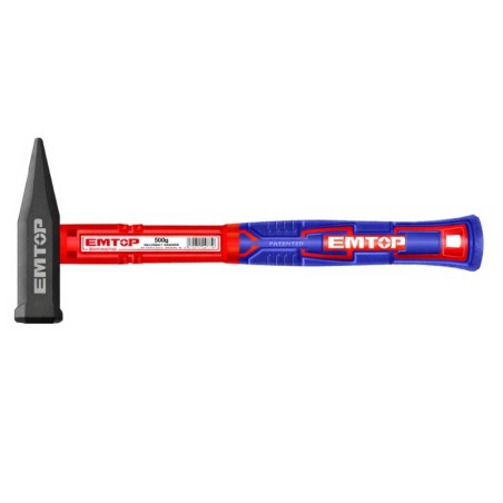 MARTILLO DE MECÁNICO 500g EMTOP (MANGO EN FIBRA - FORJADO)