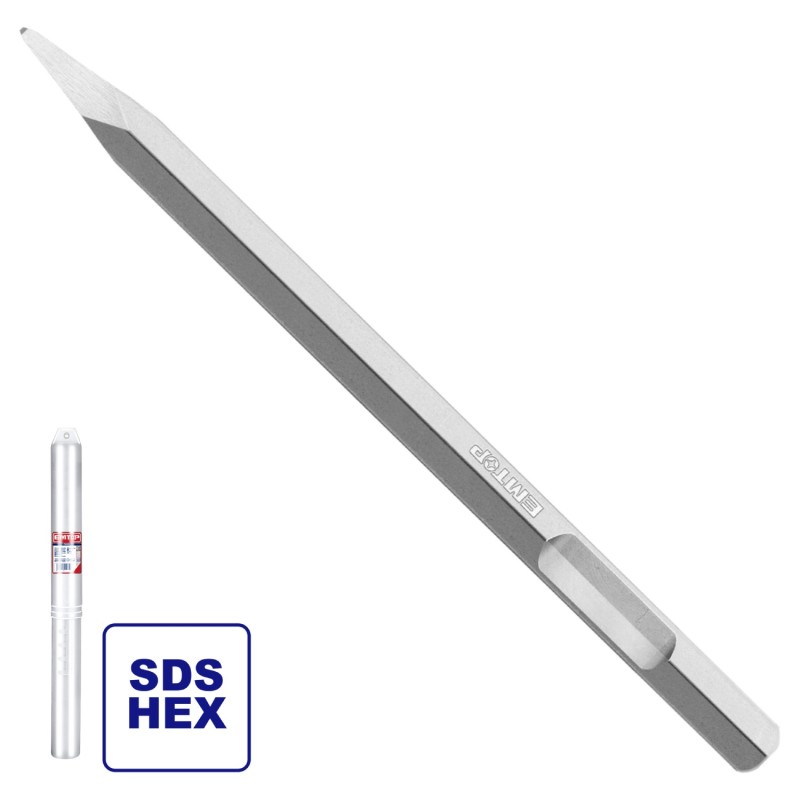 PUNTERO HEX PARA MARTILLO EDBRH2201 28X520