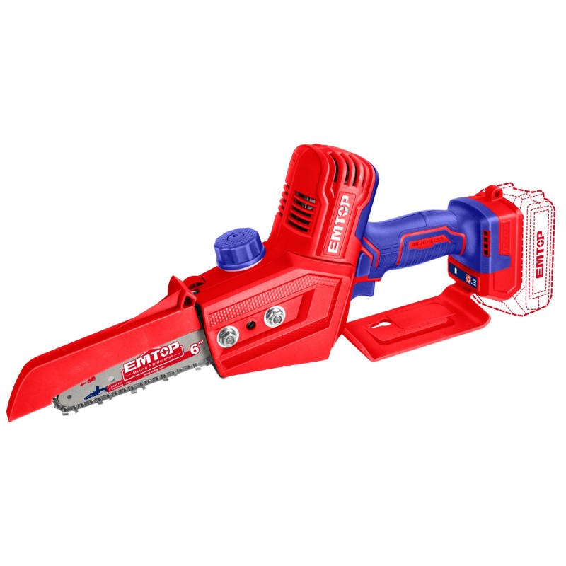 SIERRA 6" BATERIA 20V BRUSHLESS EMTOP - P20S (BATERIA Y CARGADOR NO INCLUIDOS)