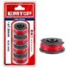 BLISTER 4 CARRETES NYLON RECAMBIO PARA CORTABORDES ELGT20018