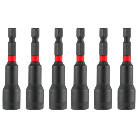 JUEGO CUBOS MAGNETICOS 1/4" 65mm - 6 PCS EMTOP