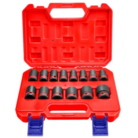 JUEGO 14 CUBOS DE IMPACTO EMTOP 1/2" CR MO (10,12,13,14,15,16,17,18,19,21,22,24,27)