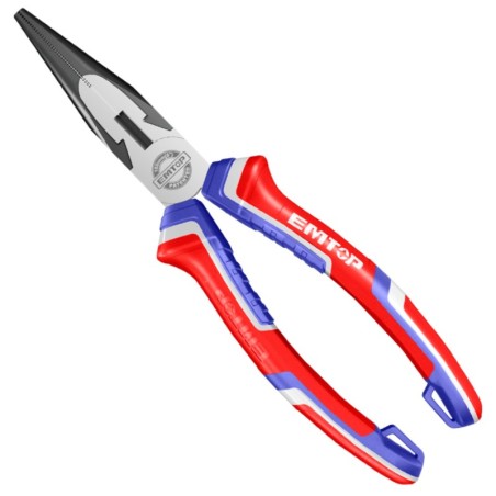 ALICATES DE PUNTA CURVA 6" 160mm Cr-V EMTOP