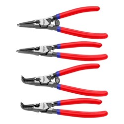 CONJUNTO 4 ALICATES PRESILLAS 7" 180MM (2-180º -  2-90º) EMTOP