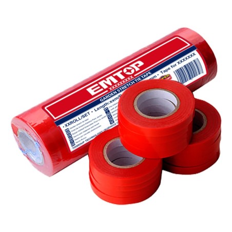 PAQUETE 20 ROLLO CINTA ATADORA 11MM EMTOP 25M