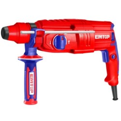 TALADRO MARTILLO ROTATORIO 800W 2,5J EMTOP (TIPO SDS PLUS - 3 BROCAS 2 CINCELES - CON MALETIN )