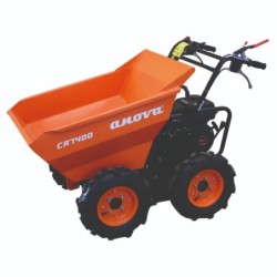 CARRETILLA RUEDAS 4x4 CON MOTOR 6,5HP ANOVA 3+1