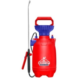 PULVERIZADOR 5L 2.5BAR EMTOP - LANZA METALICA