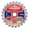 DISCO CORTE 24 DIENTES MADERA AMOLADORA 115MM EMTOP