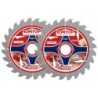 SET 2 DISCOS WIDIA 165 MM -24 DIENTES SIERRA CIRCULAR ELCS201650
