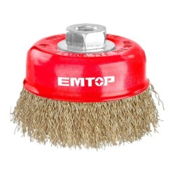 CEPILLO ALAMBRE PARA AMOLADORA (100MM - M14x2) EMTOP