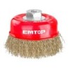 CEPILLO ALAMBRE PARA AMOLADORA (100MM - M14x2) EMTOP