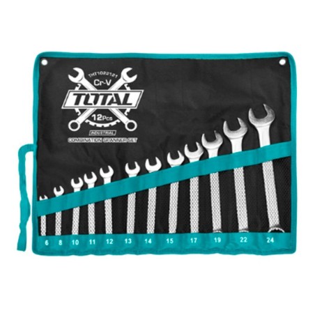 JUEGO LLAVES PLANAS 6-24MM ACERO MOLIBDENO - 12 PCS