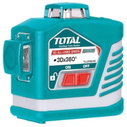 NIVEL LASER 360º BATERIA - 30M TOTAL (INCLUYE CARGADOR, GAFAS, CONECTOR, SOPORTE 3D)