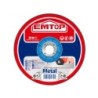 CAJA 10 DISCOS CORTE METAL AMOLADORA 115MM 1.2MM EMTOP
