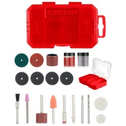 SET ACCESORIOS PARA MULTIDRILL EMTOP (81 PCS)