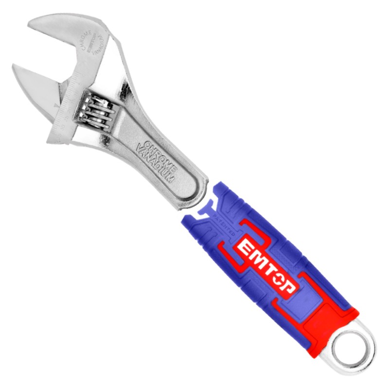 LLAVE INGLESA CrV 6" 150mm EMTOP 0-24MM