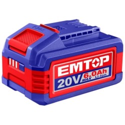 BATERIA 20V 6.0Ah P20S EMTOP