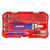 DESTORNILLADOR CON PUNTERAS Y LLAVES INTERCAMBIABLES - 55 PCS - EMTOP