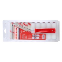 RODILLO PINTURA 100mm CON RECAMBIOS (5 PCS ACRILICO - 5 PCS POLIESTER) EMTOP