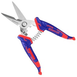 TIJERAS ELECTRICISTA 7" 178mm ACERO INOXIDABLE CON MUELLE - EMTOP