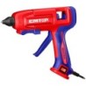 PISTOLA ELECTRICA SILICONA 45W EMTOP (INCLUYE 8 BARRAS PEGAMENTO 11.2mm)