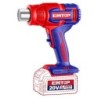 PISTOLA DE CALOR 20V EMTOP (INCLUYE 3 BOQUILLAS Y RASPADOR - SIN BATERÍA NI CARGADOR)