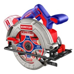 SIERRA CIRCULAR 185MM EMTOP BATERÍA 20V - P20S - (1 DISCO - NO INCLUYE BATERÍA NI CARGADOR)