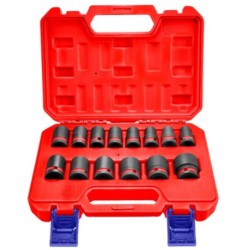 JUEGO 14 CUBOS DE IMPACTO EMTOP 1/2" CR MO (10,12,13,14,15,16,17,18,19,21,22,24,27)