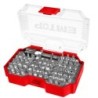CAJA 62 PCS PUNTERAS Y SOPORTE DESTORNILLADOR PZ0 PH0 TX10 H3 HT3 M6 SP6 TW2 TS8