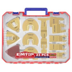 SET CUCHILLAS Y LIJAS PARA MULTIHERRAMIENTA (23 PCS) EMTOP