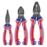 CONJUNTO 3 ALICATES Cr-V EMTOP (COMBINADO 8" - CORTE 7" - PINZA 6")