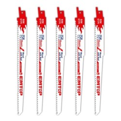 BLISTER 5 SIERRAS MADERA PARA SIERRA SABLE HCS (225mm ) EMTOP